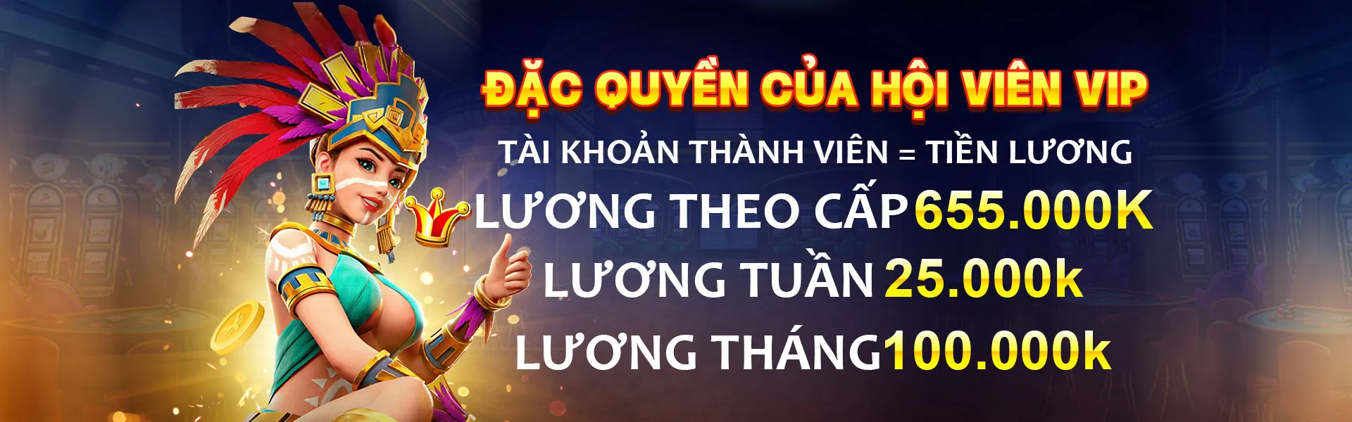 Hình ảnh tổng quan về quyền lợi VIP độc quyền tại sumclub win